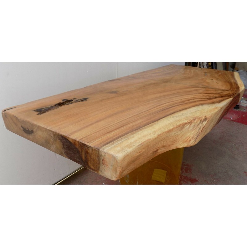 Rikmani Piano in legno massello di frassino, tavolo da pranzo, tavolo